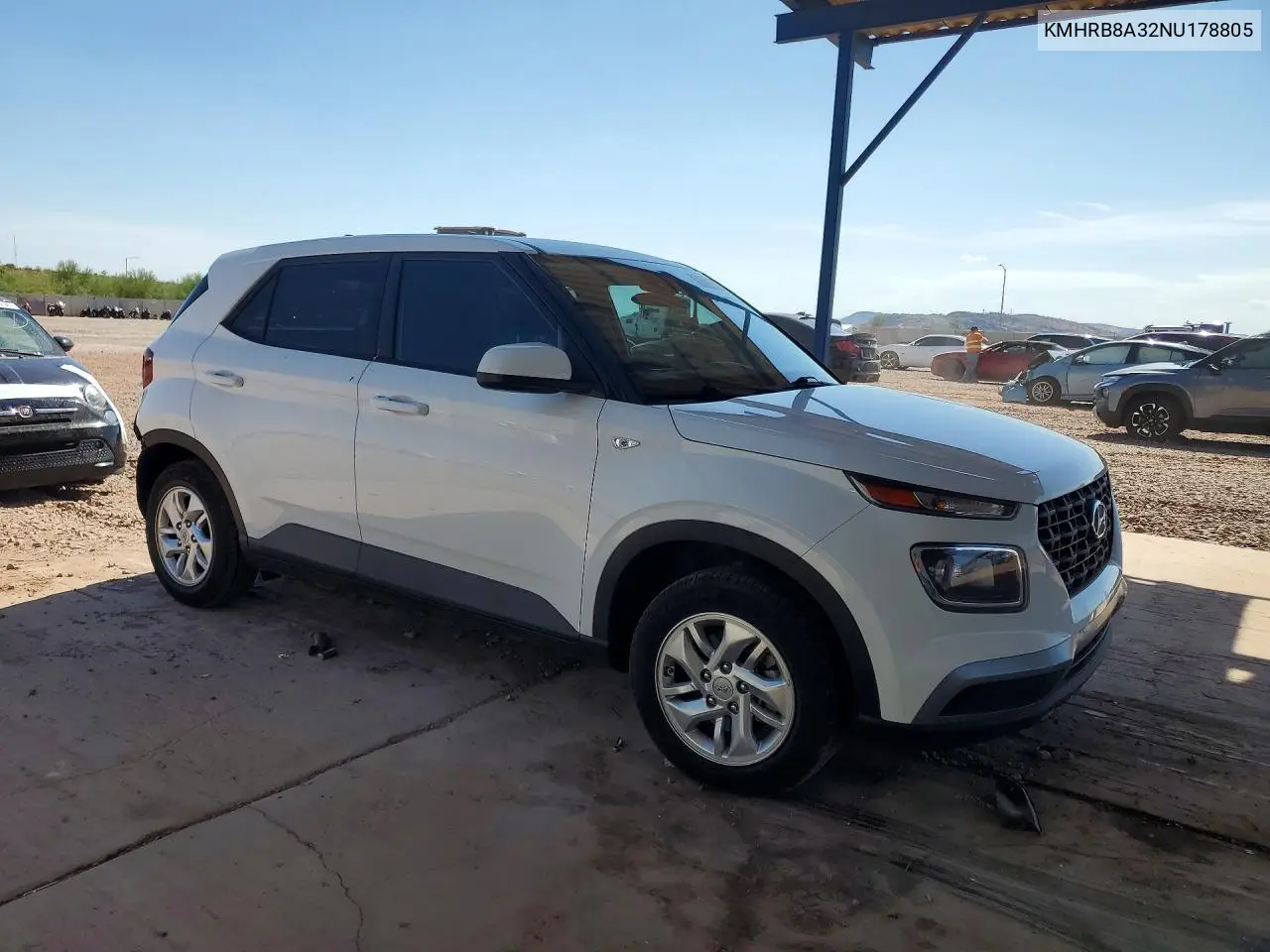 2022 Hyundai Venue Se VIN: KMHRB8A32NU178805 Lot: 61124266