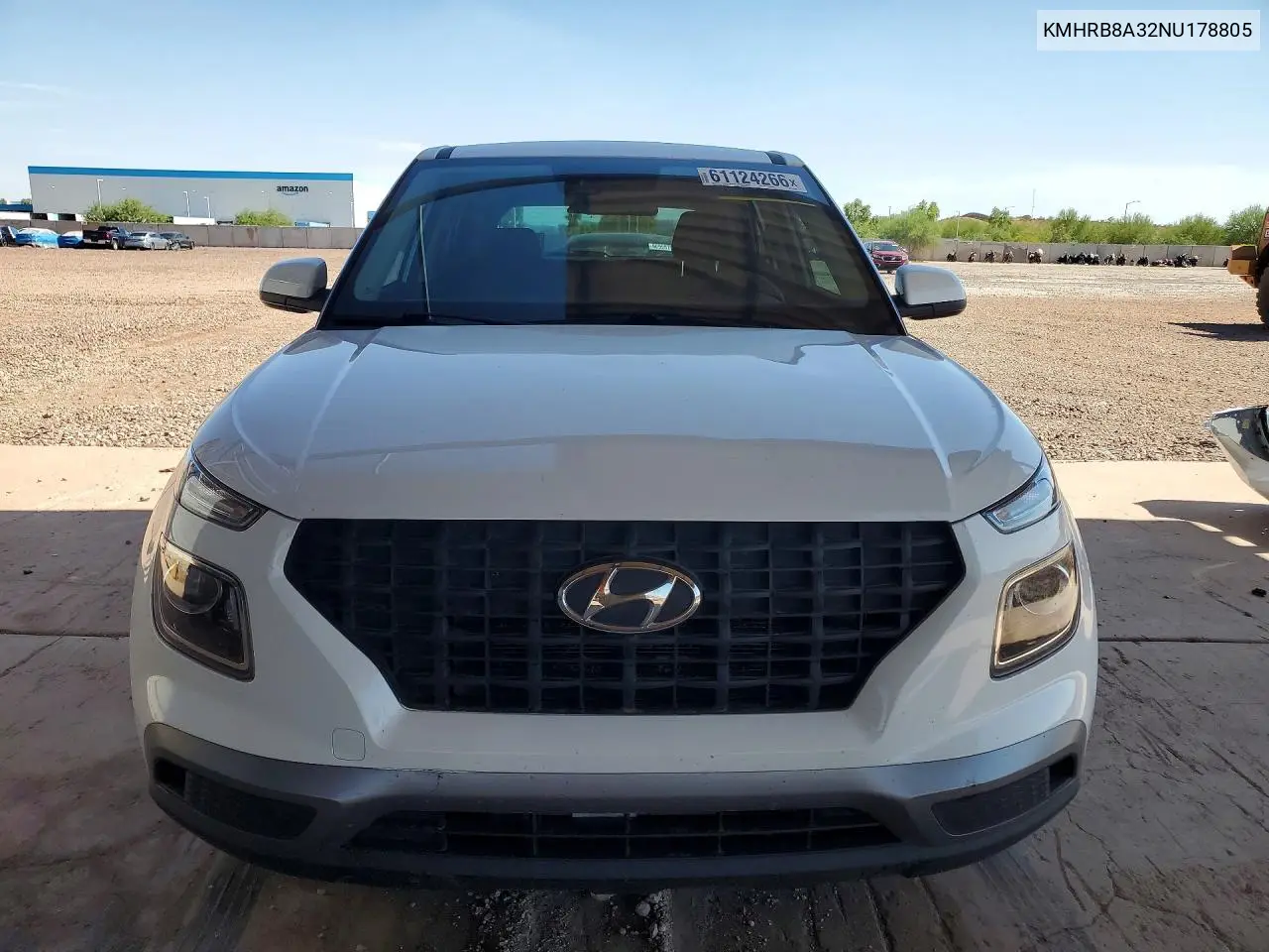 2022 Hyundai Venue Se VIN: KMHRB8A32NU178805 Lot: 61124266