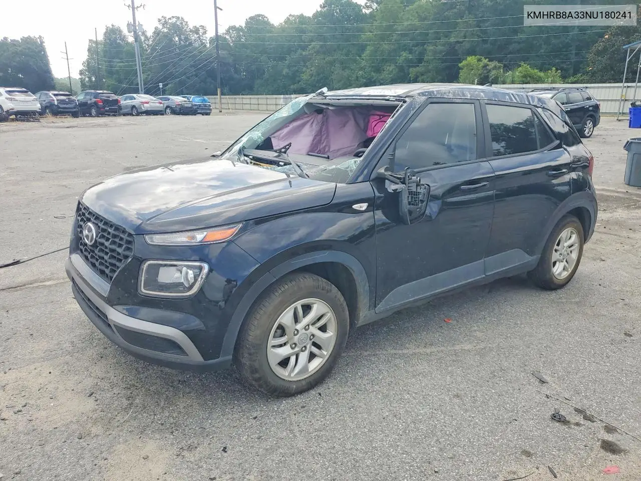 2022 Hyundai Venue Se VIN: KMHRB8A33NU180241 Lot: 61163256