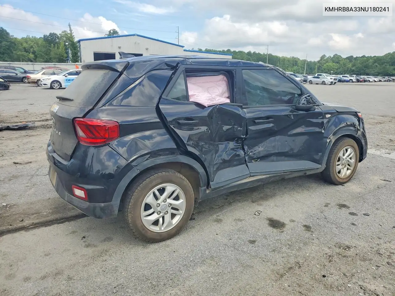 2022 Hyundai Venue Se VIN: KMHRB8A33NU180241 Lot: 61163256