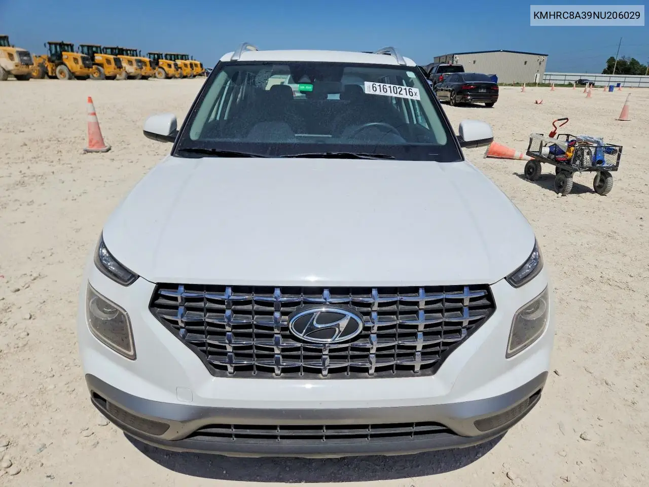 2022 Hyundai Venue Sel VIN: KMHRC8A39NU206029 Lot: 61610216