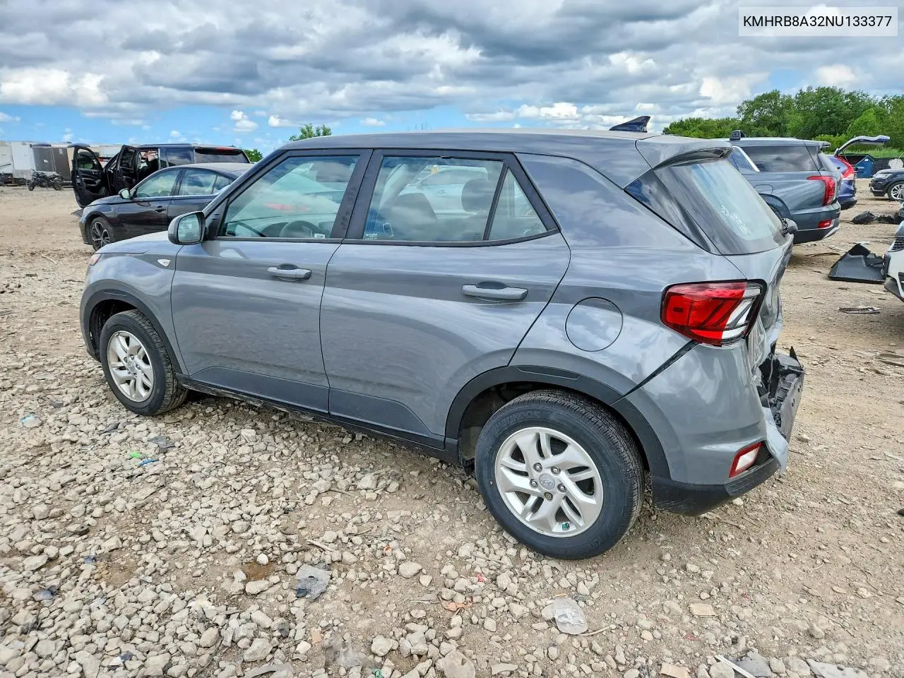 2022 Hyundai Venue Se VIN: KMHRB8A32NU133377 Lot: 61820696