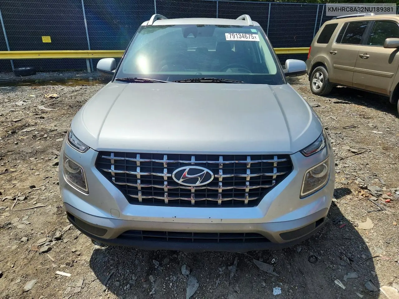 2022 Hyundai Venue Sel VIN: KMHRC8A32NU189381 Lot: 79134675