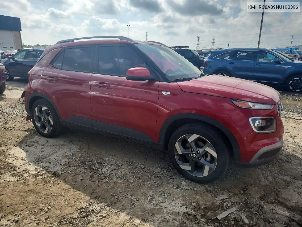 2022 Hyundai Venue Limited VIN: KMHRC8A39NU190396 Lot: 85983995