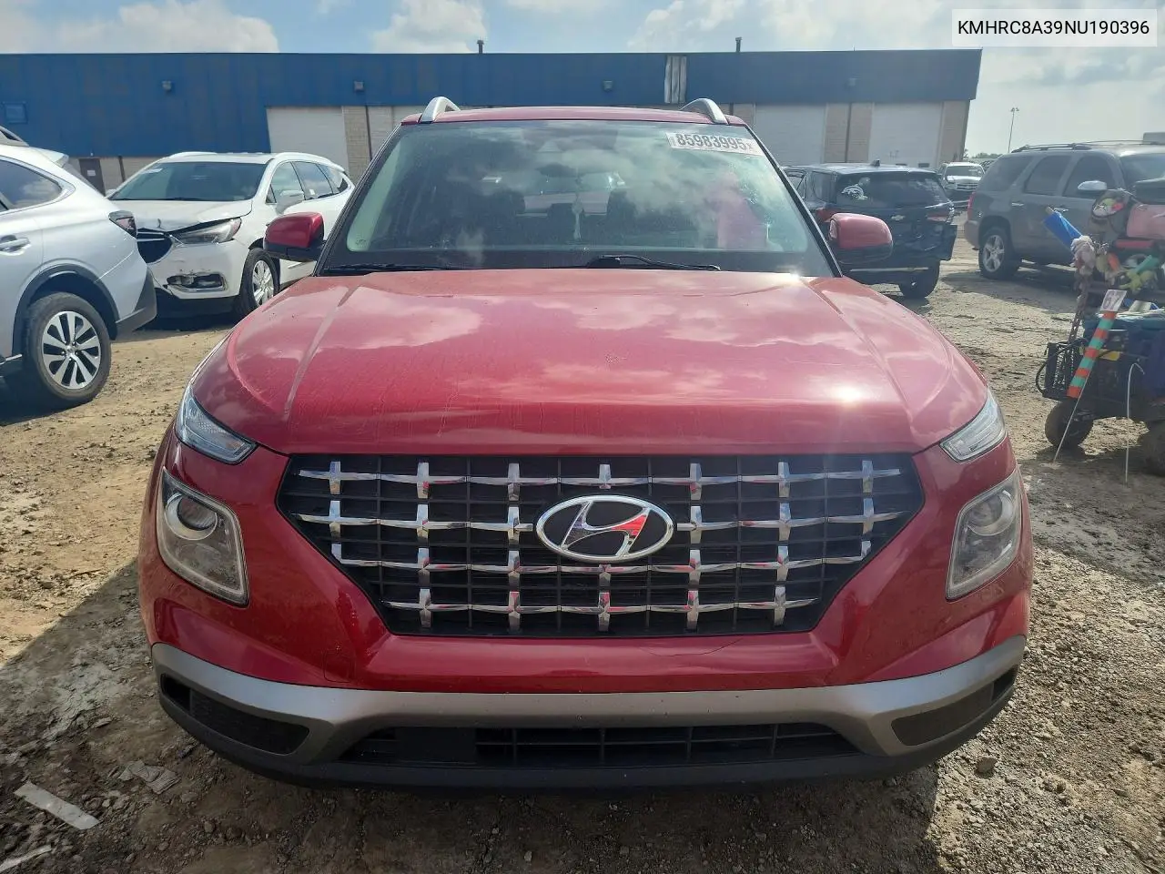 2022 Hyundai Venue Limited VIN: KMHRC8A39NU190396 Lot: 85983995