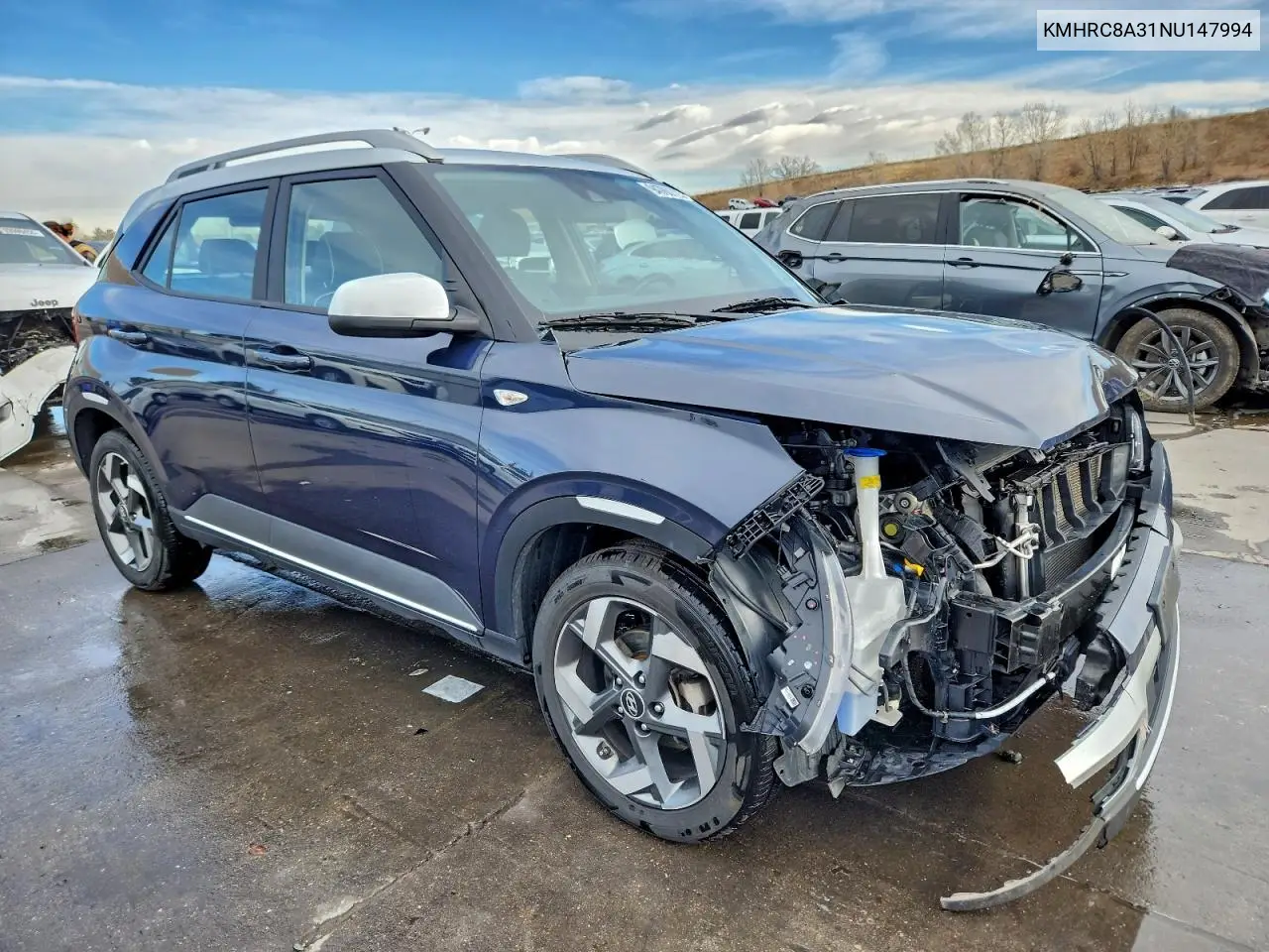 KMHRC8A31NU147994 2022 Hyundai Venue Limited