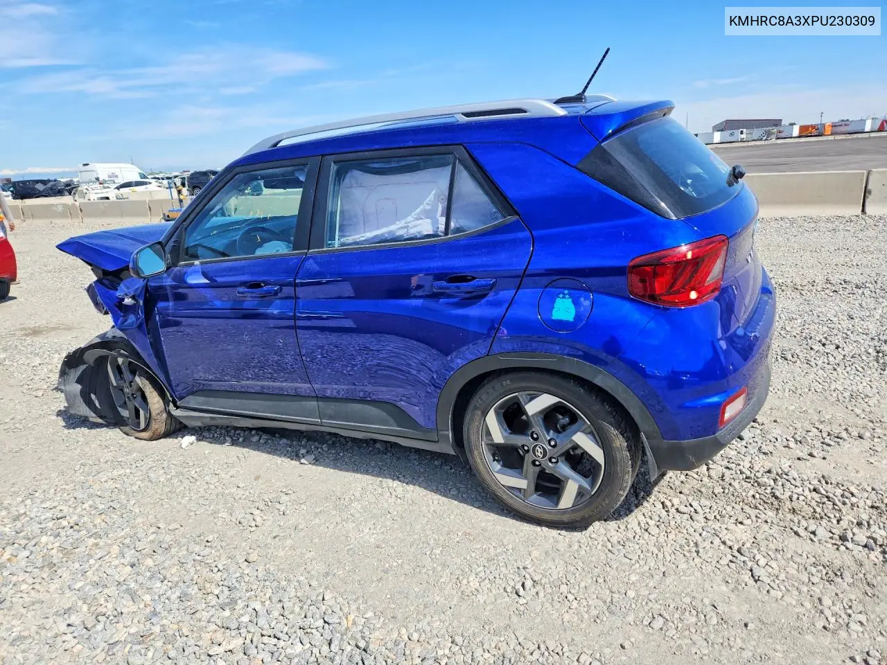 2023 Hyundai Venue Sel VIN: KMHRC8A3XPU230309 Lot: 53181276