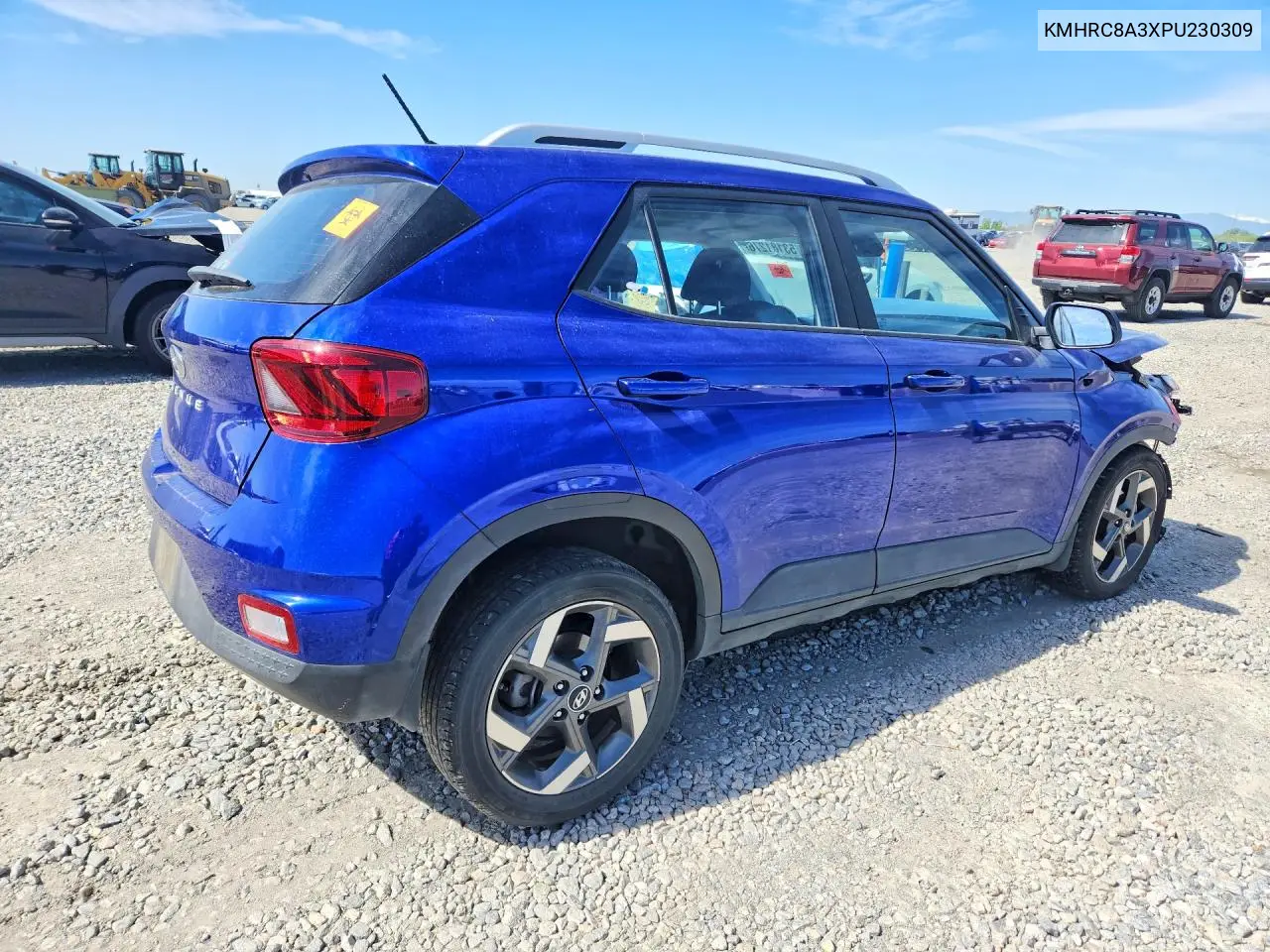 2023 Hyundai Venue Sel VIN: KMHRC8A3XPU230309 Lot: 53181276