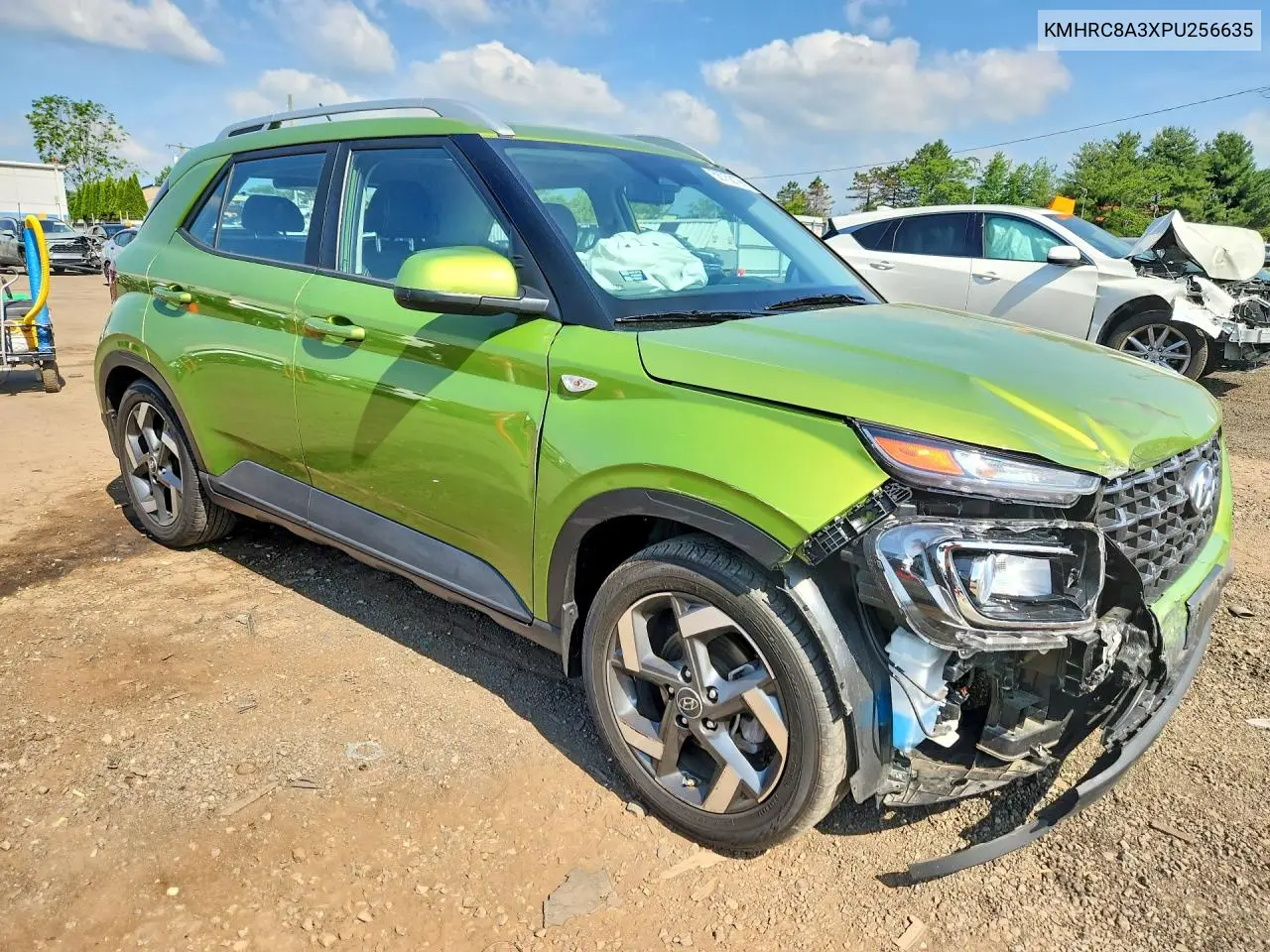 2023 Hyundai Venue Sel VIN: KMHRC8A3XPU256635 Lot: 56758106