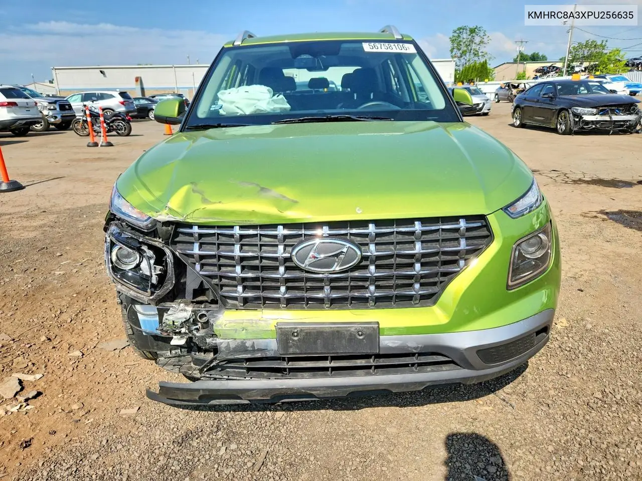 2023 Hyundai Venue Sel VIN: KMHRC8A3XPU256635 Lot: 56758106