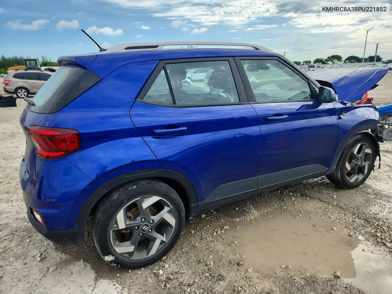 2023 Hyundai Venue Sel VIN: KMHRC8A38PU221852 Lot: 56786926