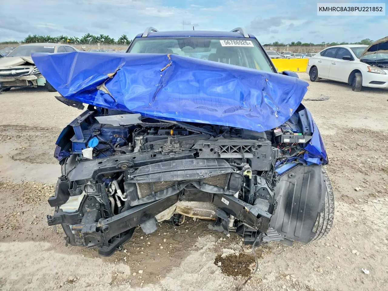 2023 Hyundai Venue Sel VIN: KMHRC8A38PU221852 Lot: 56786926