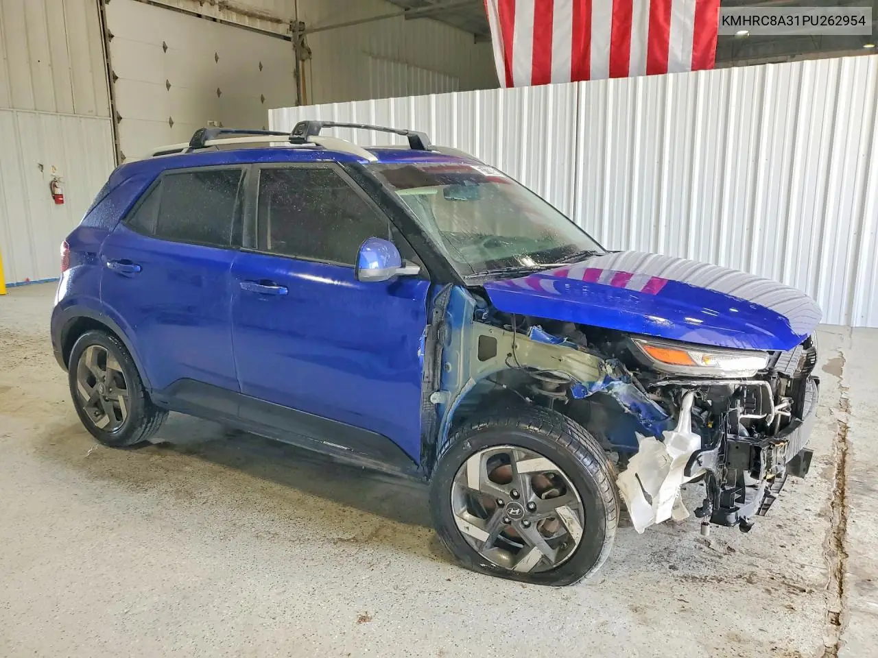 2023 Hyundai Venue Sel VIN: KMHRC8A31PU262954 Lot: 57116936
