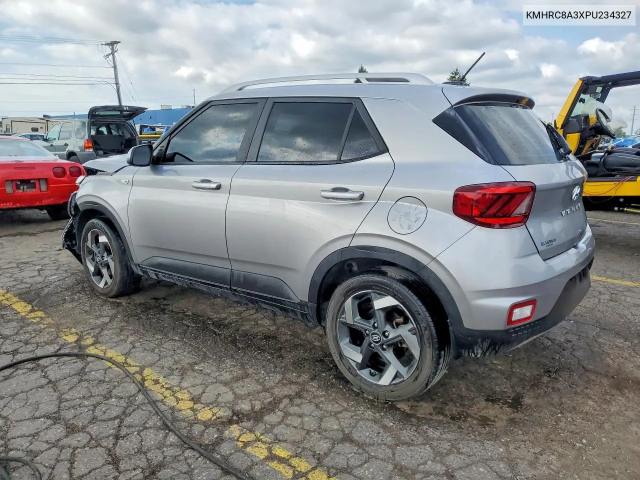 2023 Hyundai Venue Sel VIN: KMHRC8A3XPU234327 Lot: 58882786
