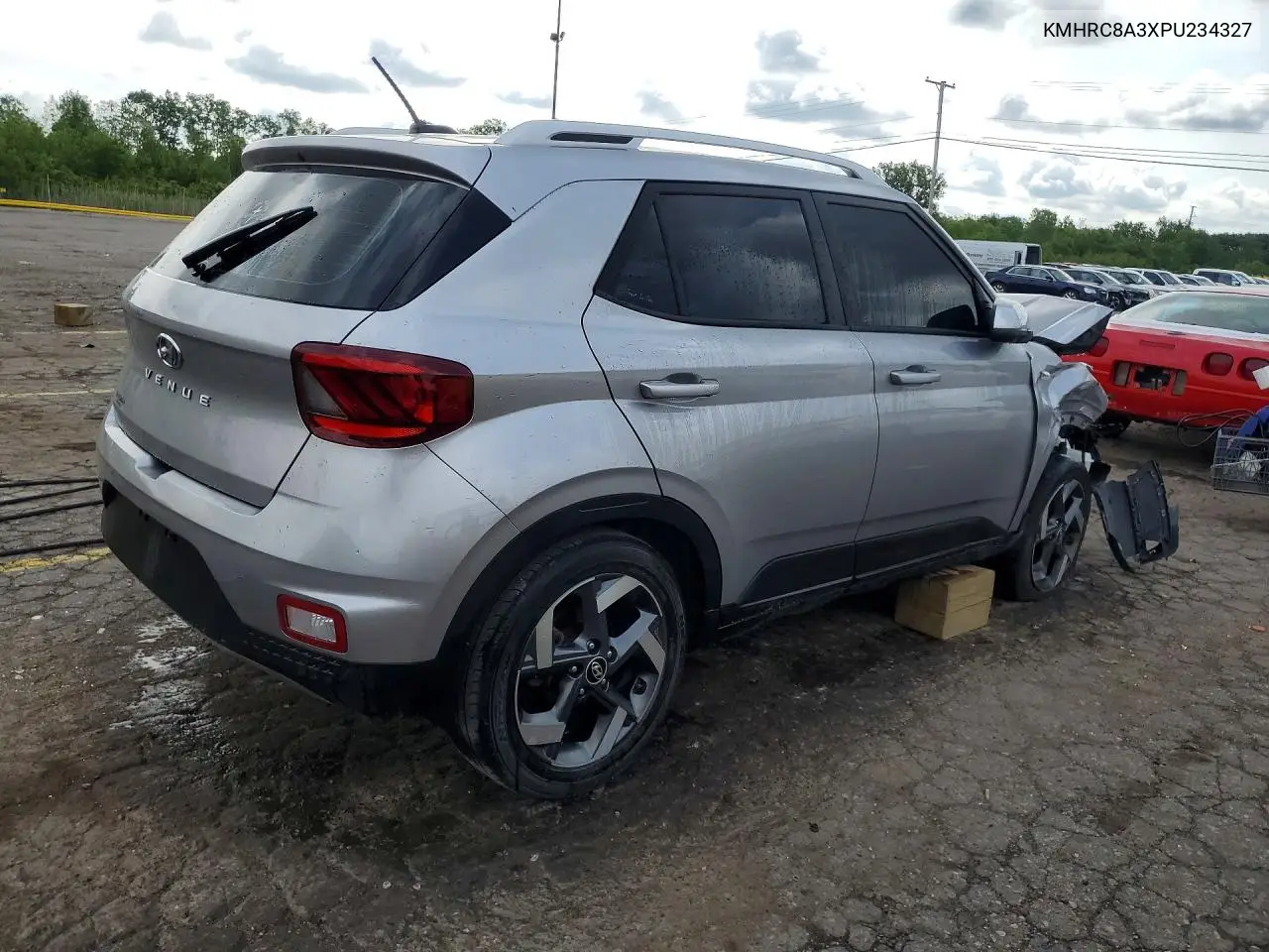 2023 Hyundai Venue Sel VIN: KMHRC8A3XPU234327 Lot: 58882786