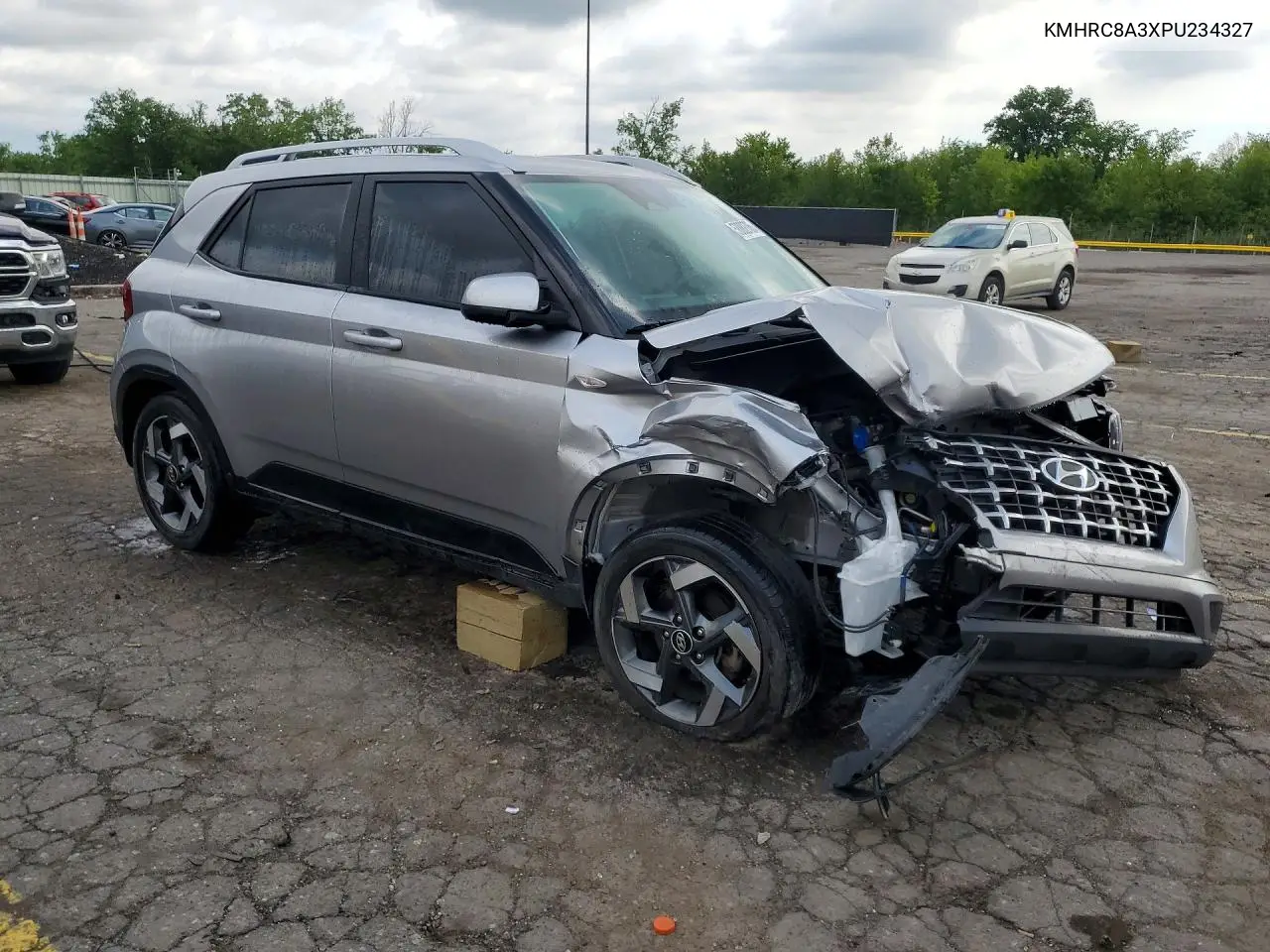 2023 Hyundai Venue Sel VIN: KMHRC8A3XPU234327 Lot: 58882786
