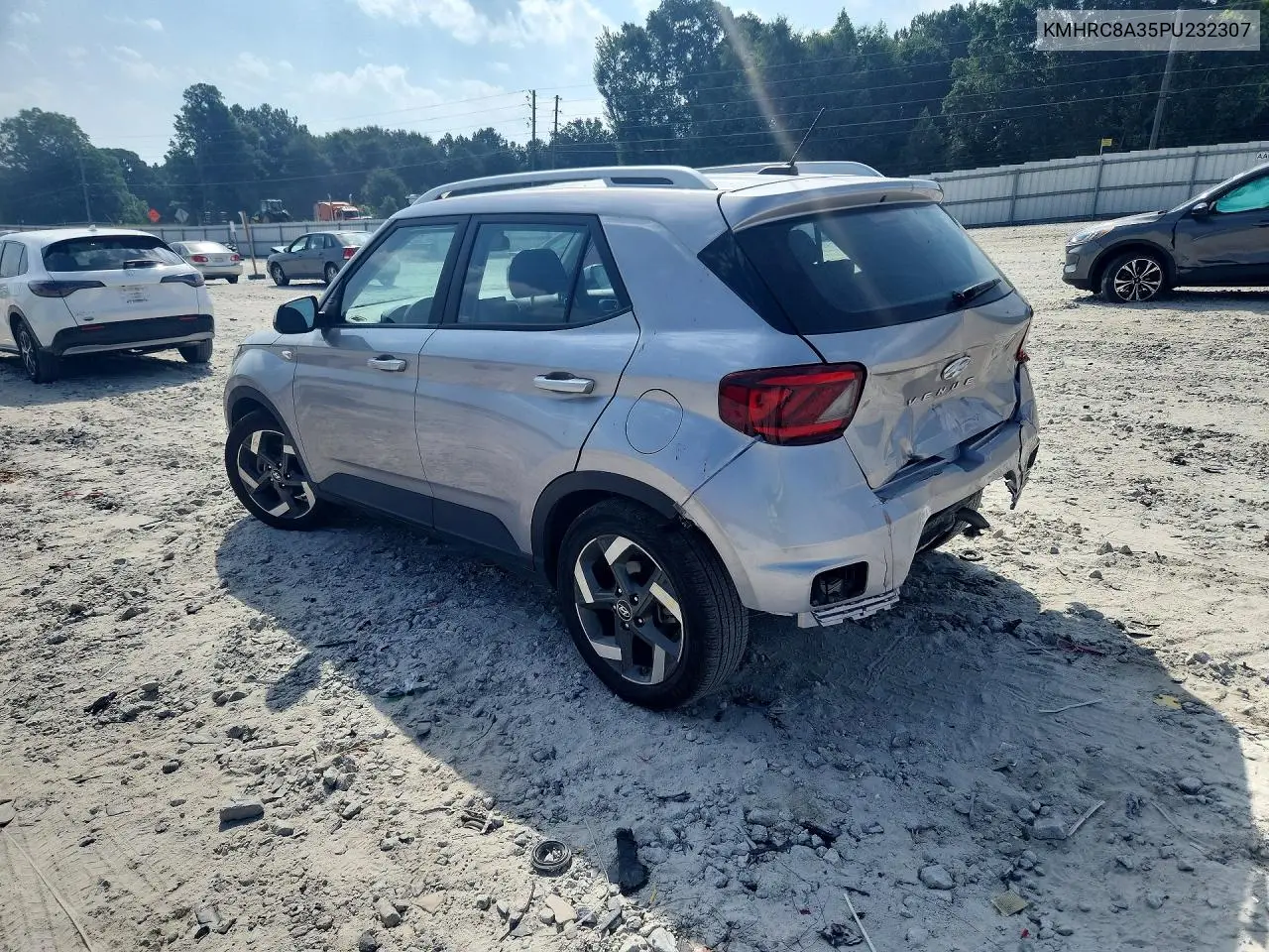 2023 Hyundai Venue Sel VIN: KMHRC8A35PU232307 Lot: 59616976