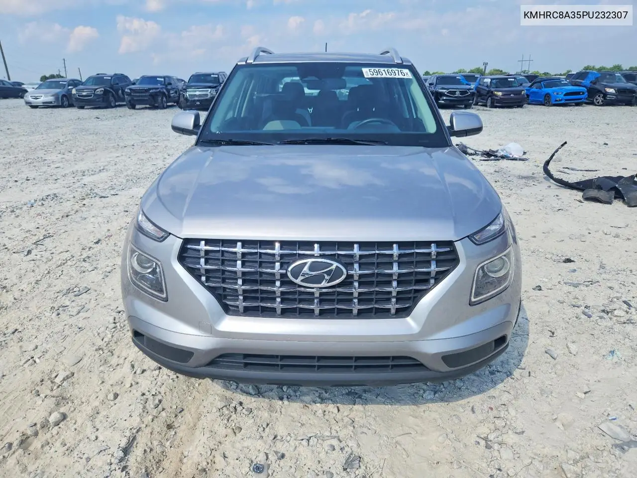 2023 Hyundai Venue Sel VIN: KMHRC8A35PU232307 Lot: 59616976