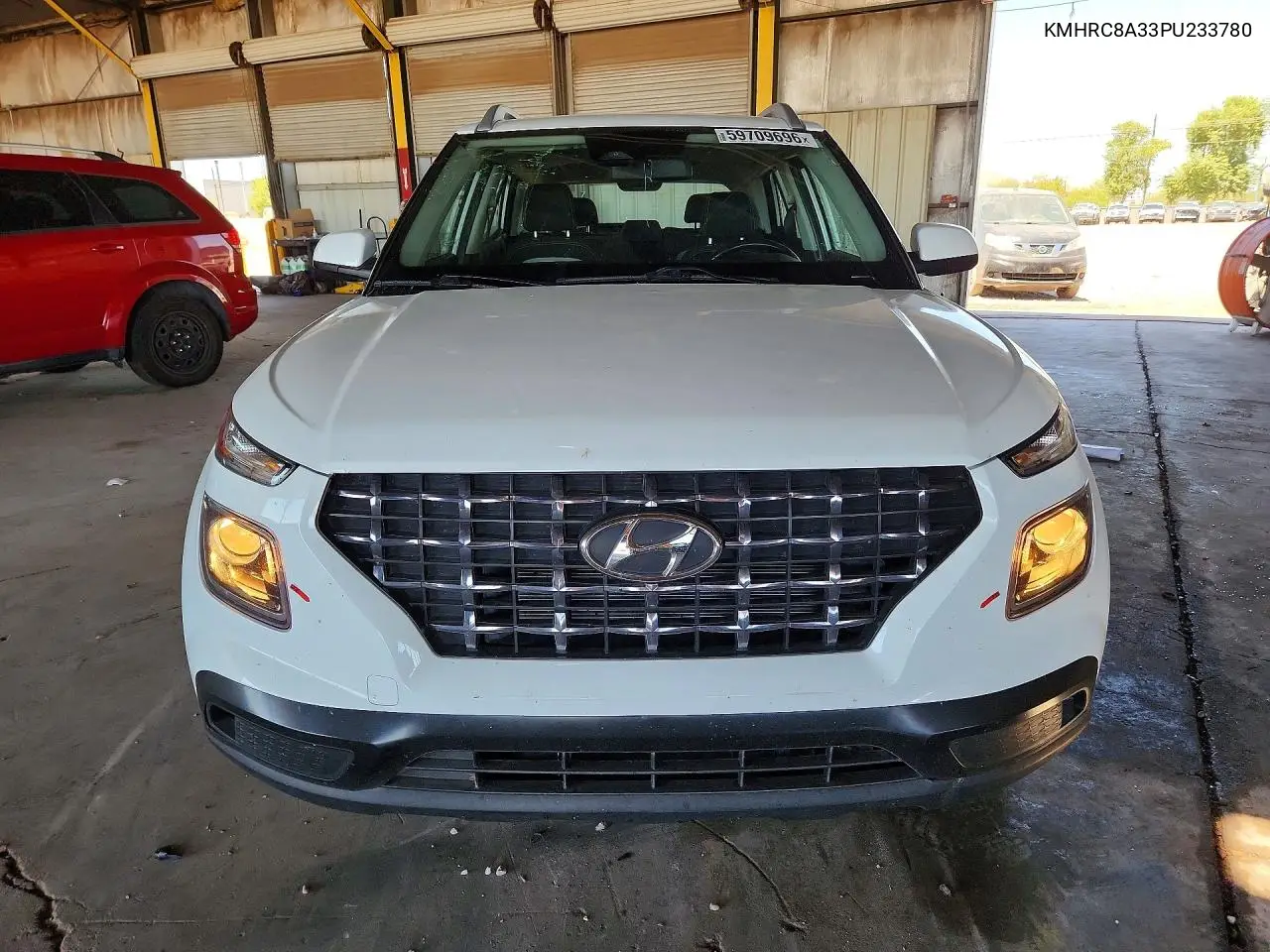 2023 Hyundai Venue Sel VIN: KMHRC8A33PU233780 Lot: 59709696