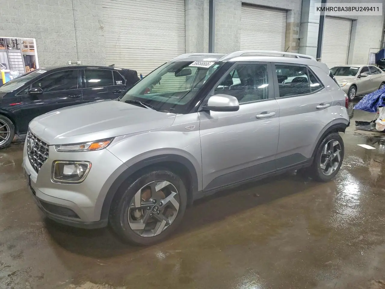 2023 Hyundai Venue Sel VIN: KMHRC8A38PU249411 Lot: 59858866