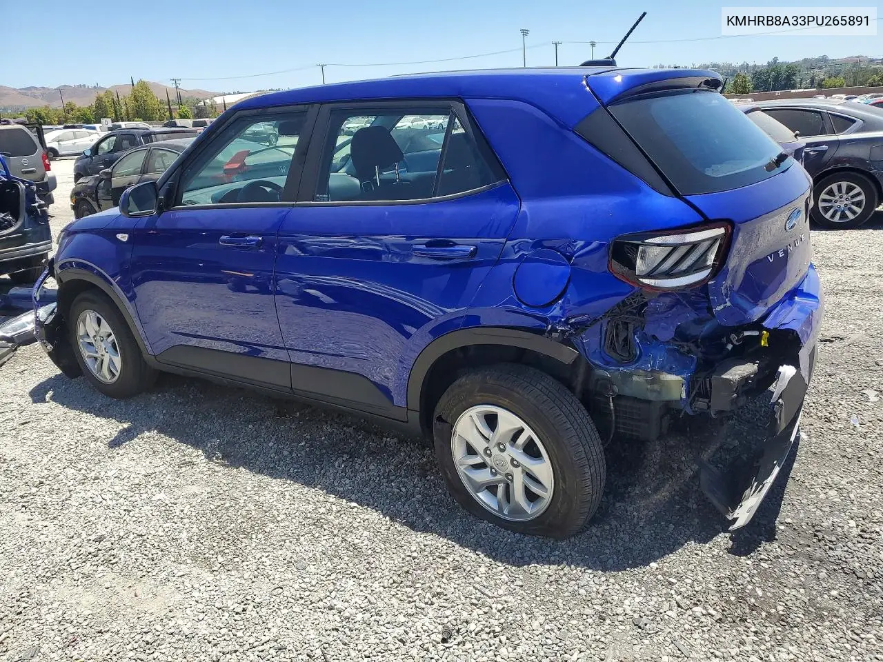 2023 Hyundai Venue Se VIN: KMHRB8A33PU265891 Lot: 60135196