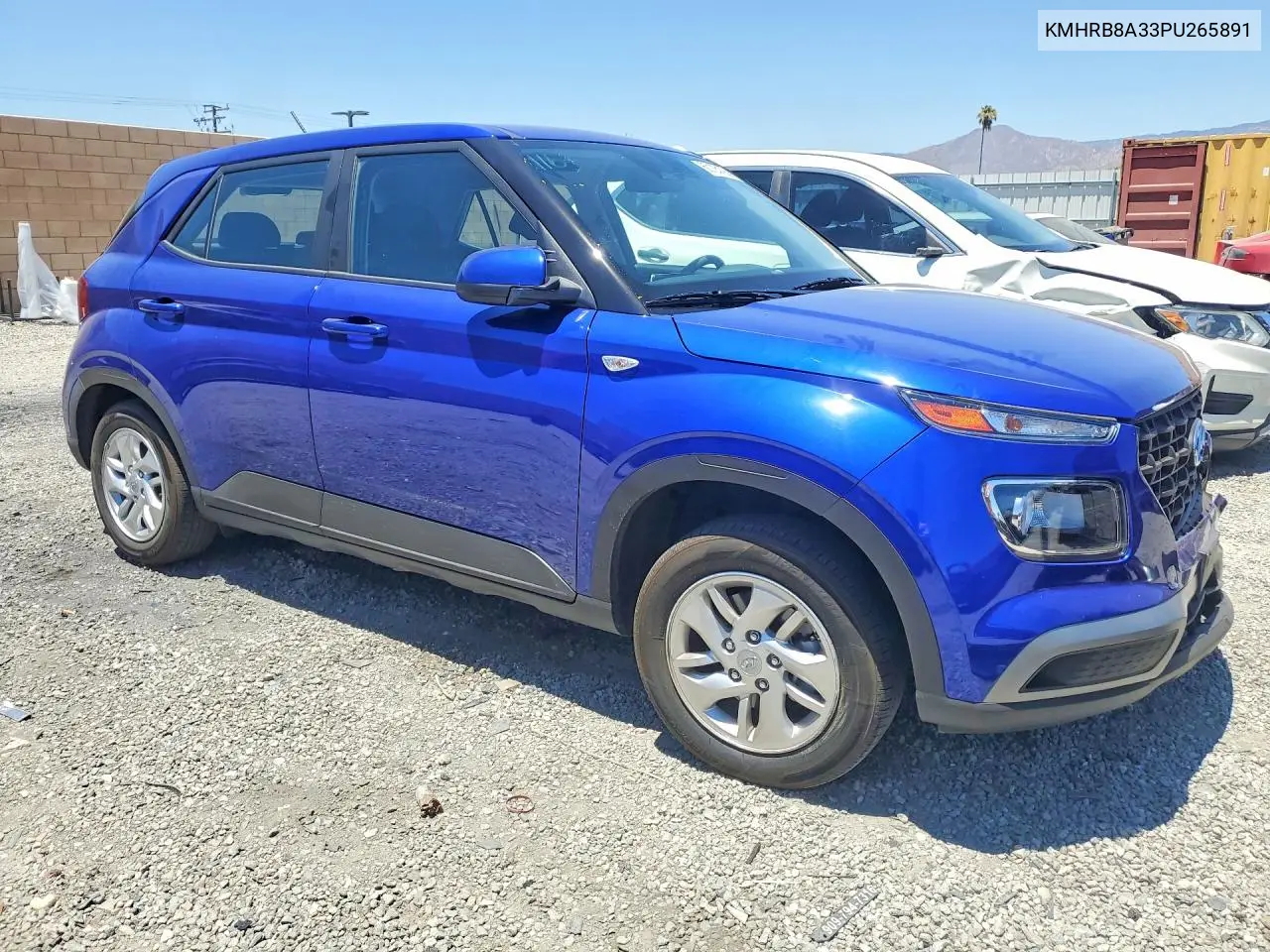 2023 Hyundai Venue Se VIN: KMHRB8A33PU265891 Lot: 60135196