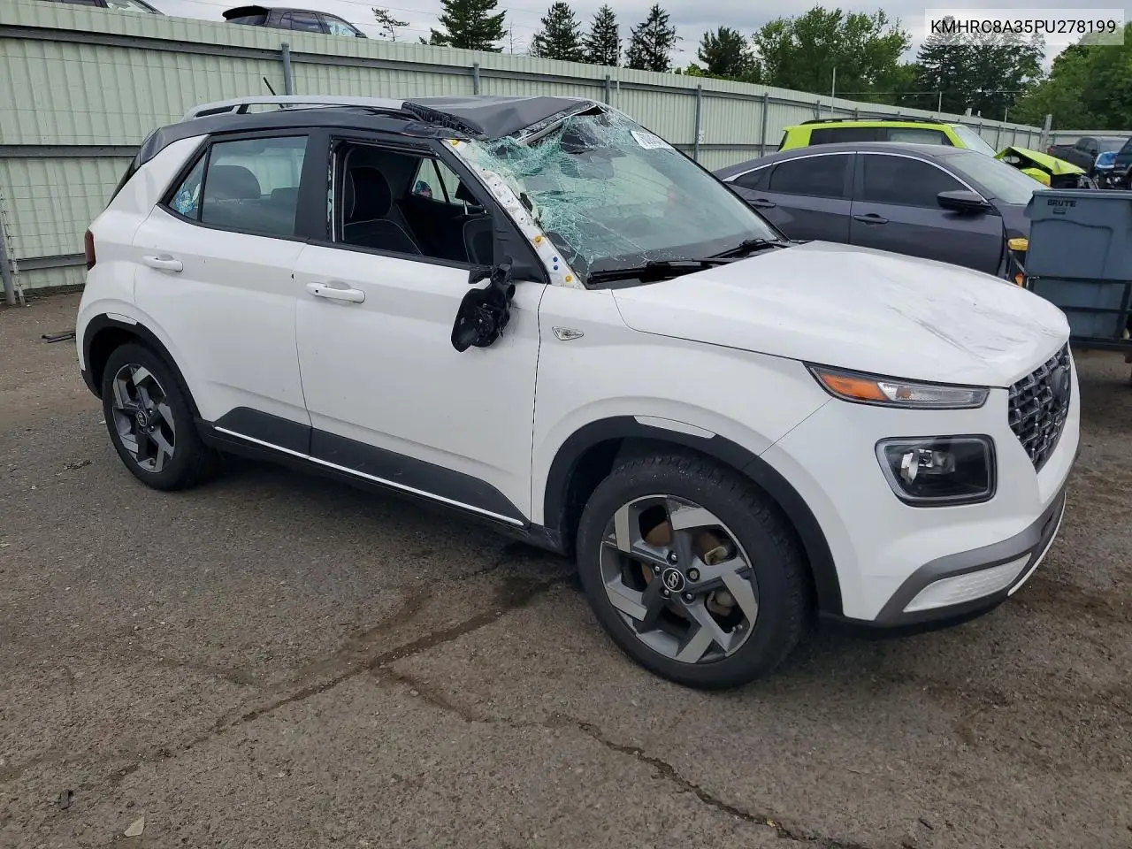 2023 Hyundai Venue Limited VIN: KMHRC8A35PU278199 Lot: 60245476