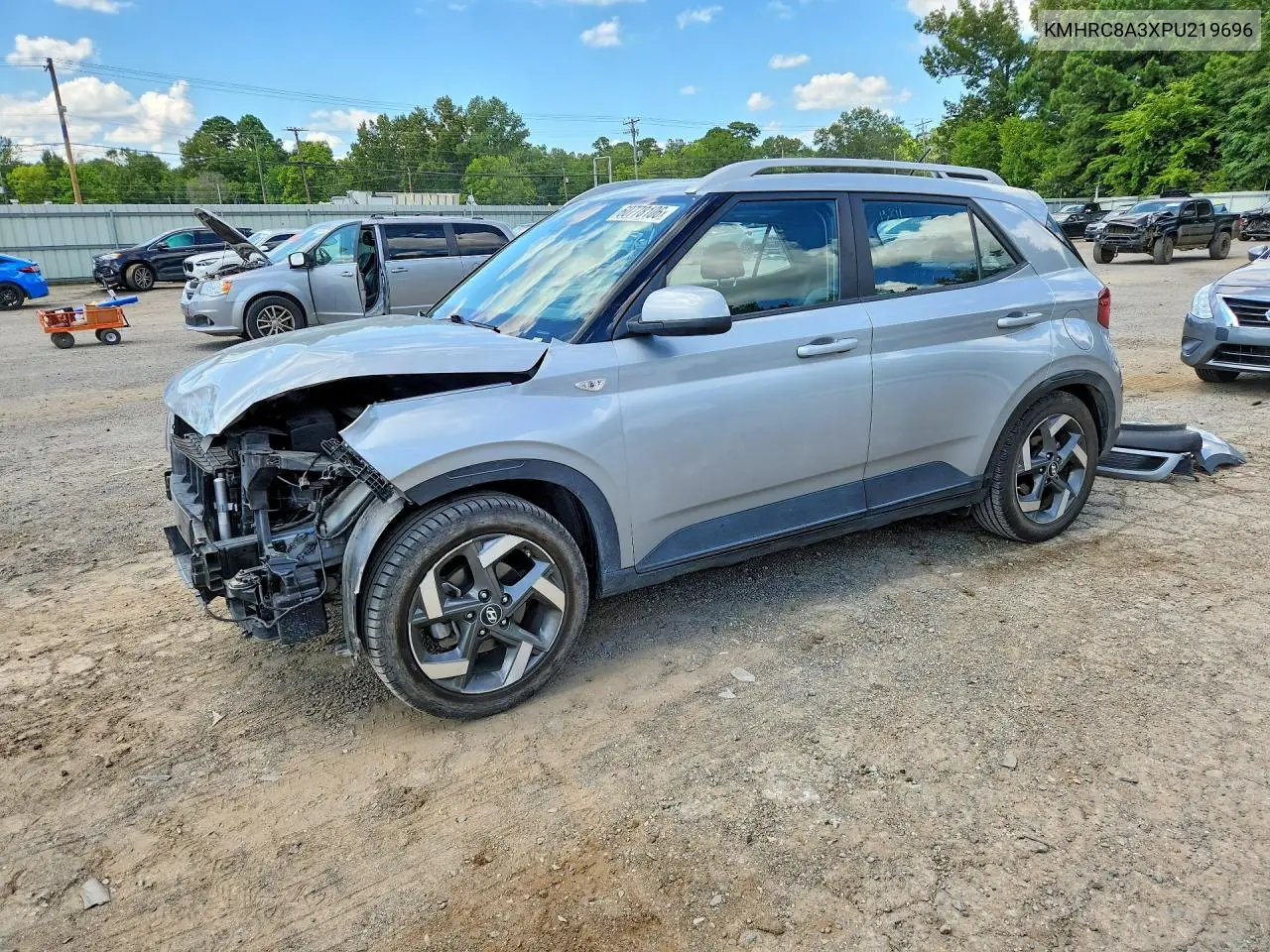 2023 Hyundai Venue Sel VIN: KMHRC8A3XPU219696 Lot: 60778106