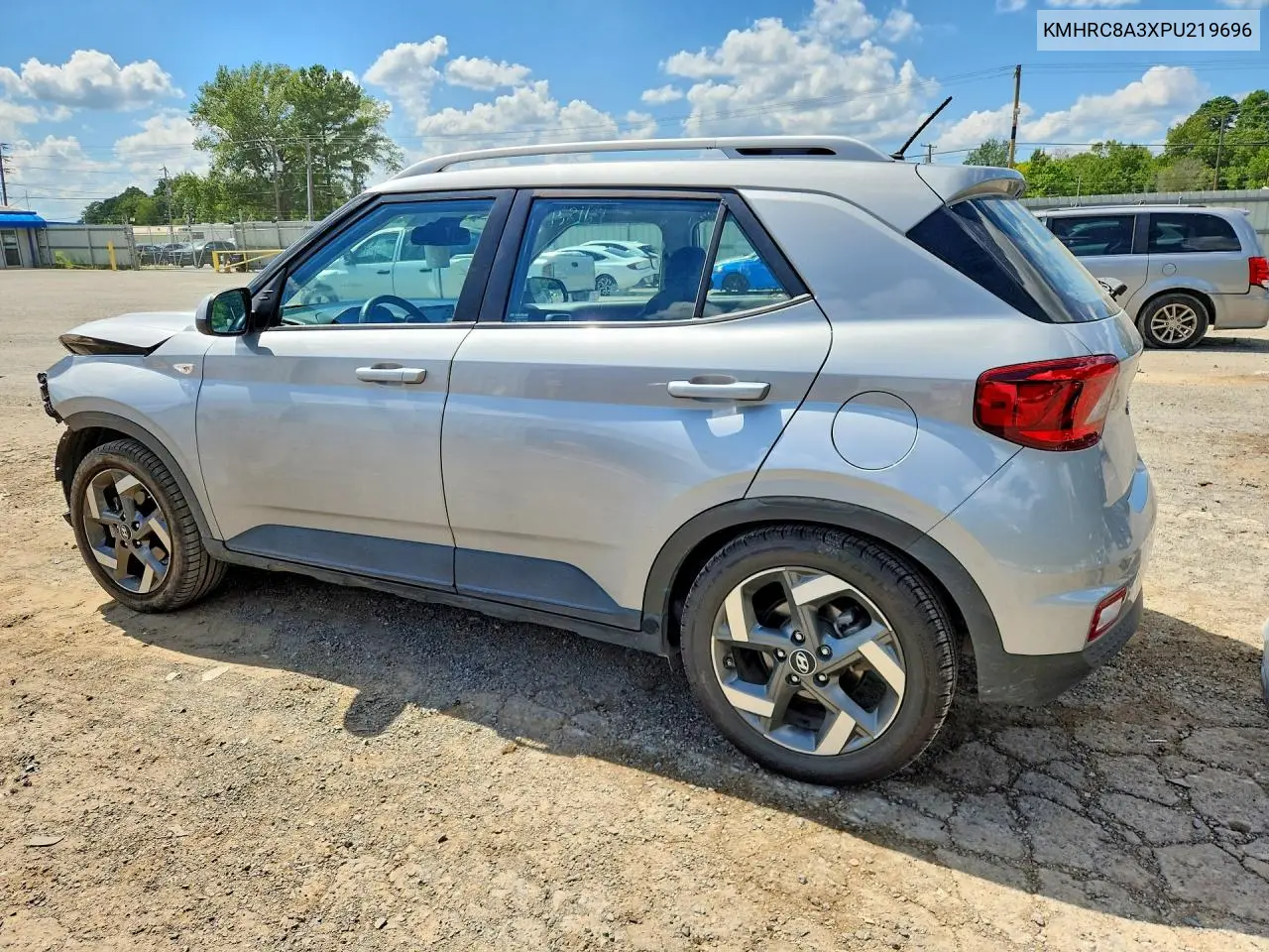 2023 Hyundai Venue Sel VIN: KMHRC8A3XPU219696 Lot: 60778106
