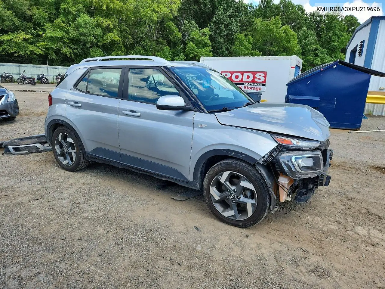 2023 Hyundai Venue Sel VIN: KMHRC8A3XPU219696 Lot: 60778106