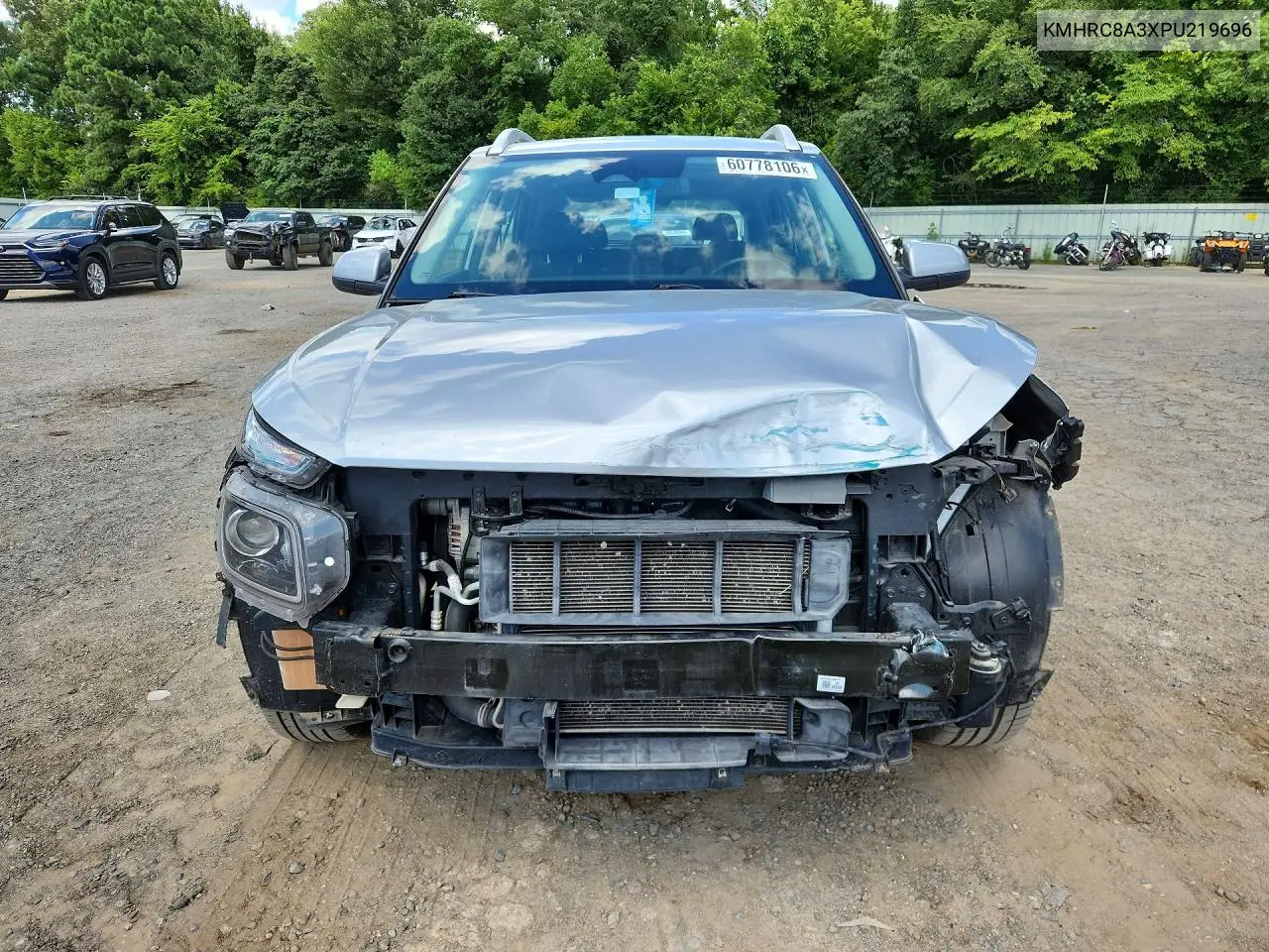 2023 Hyundai Venue Sel VIN: KMHRC8A3XPU219696 Lot: 60778106