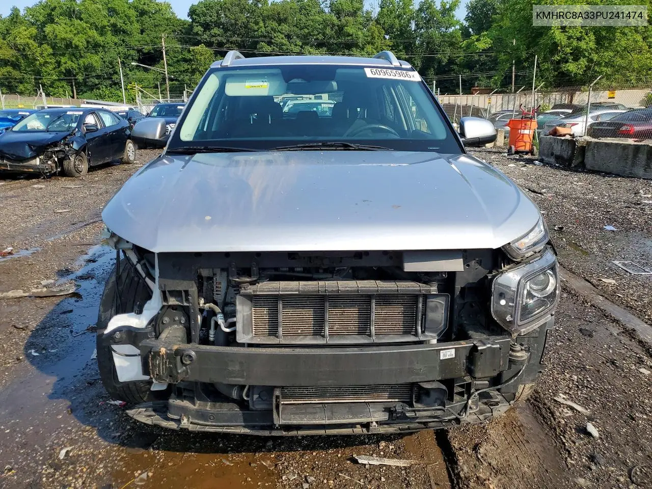 2023 Hyundai Venue Sel VIN: KMHRC8A33PU241474 Lot: 60965986