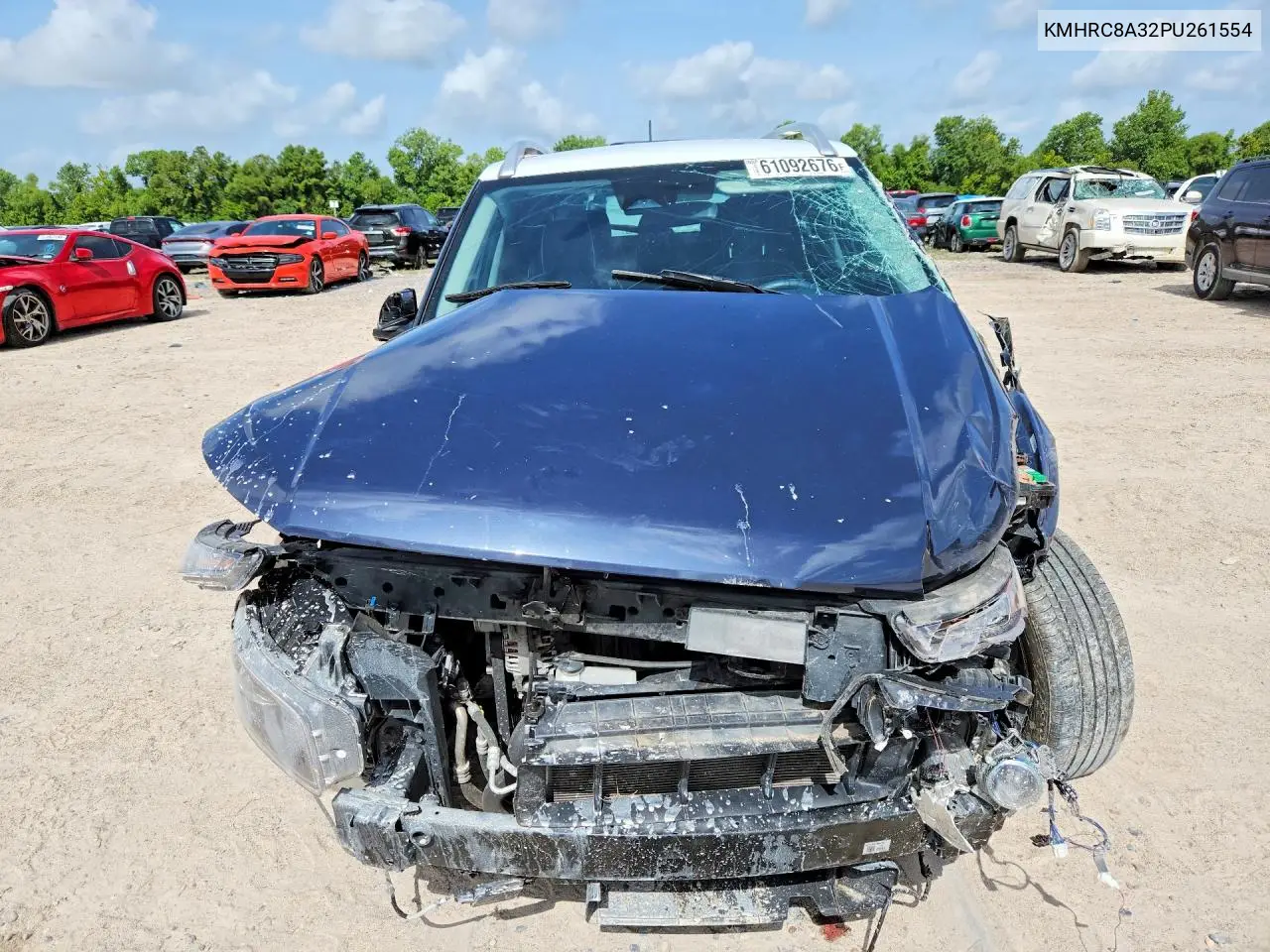 2023 Hyundai Venue Limited VIN: KMHRC8A32PU261554 Lot: 61092676