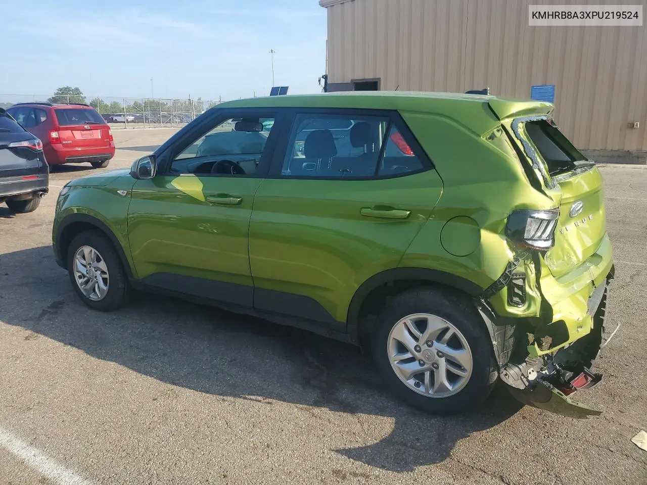 2023 Hyundai Venue Se VIN: KMHRB8A3XPU219524 Lot: 61412566