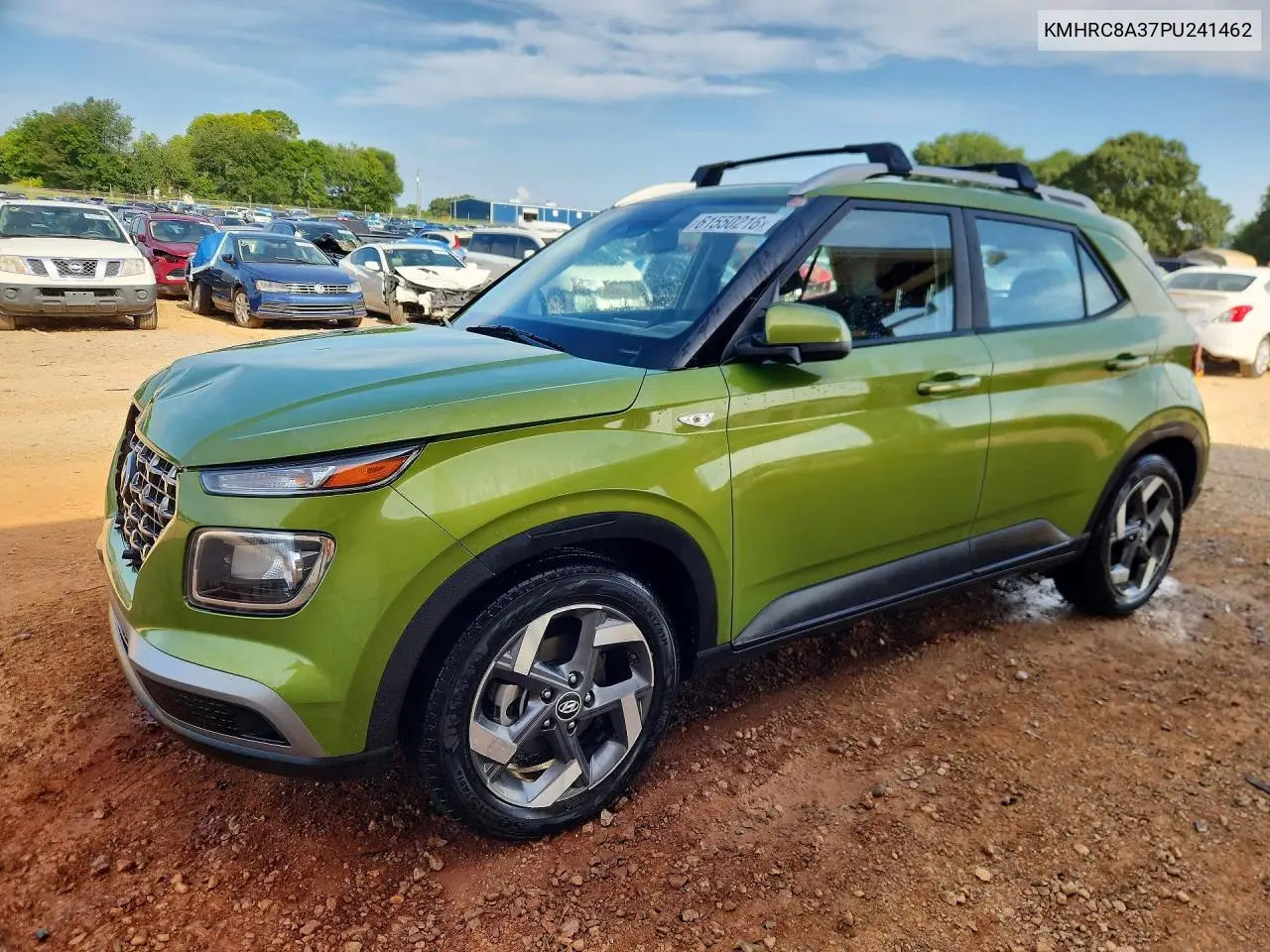 2023 Hyundai Venue Sel VIN: KMHRC8A37PU241462 Lot: 61550216