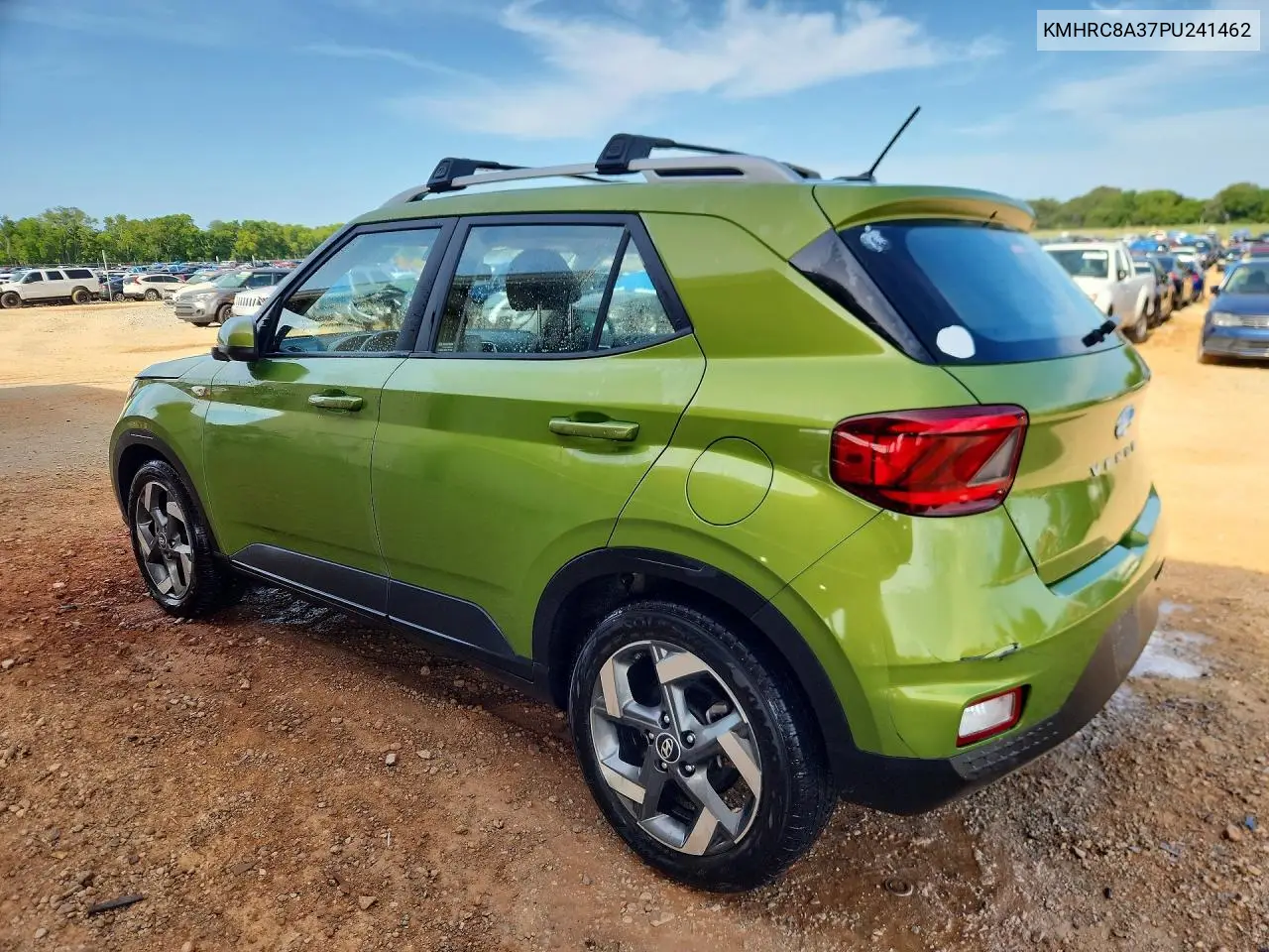 2023 Hyundai Venue Sel VIN: KMHRC8A37PU241462 Lot: 61550216