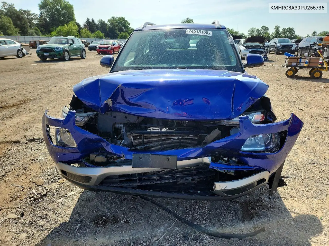 2023 Hyundai Venue Sel VIN: KMHRC8A30PU255736 Lot: 74513165