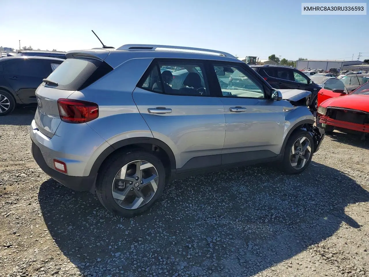 2024 Hyundai Venue Sel VIN: KMHRC8A30RU336593 Lot: 56812426