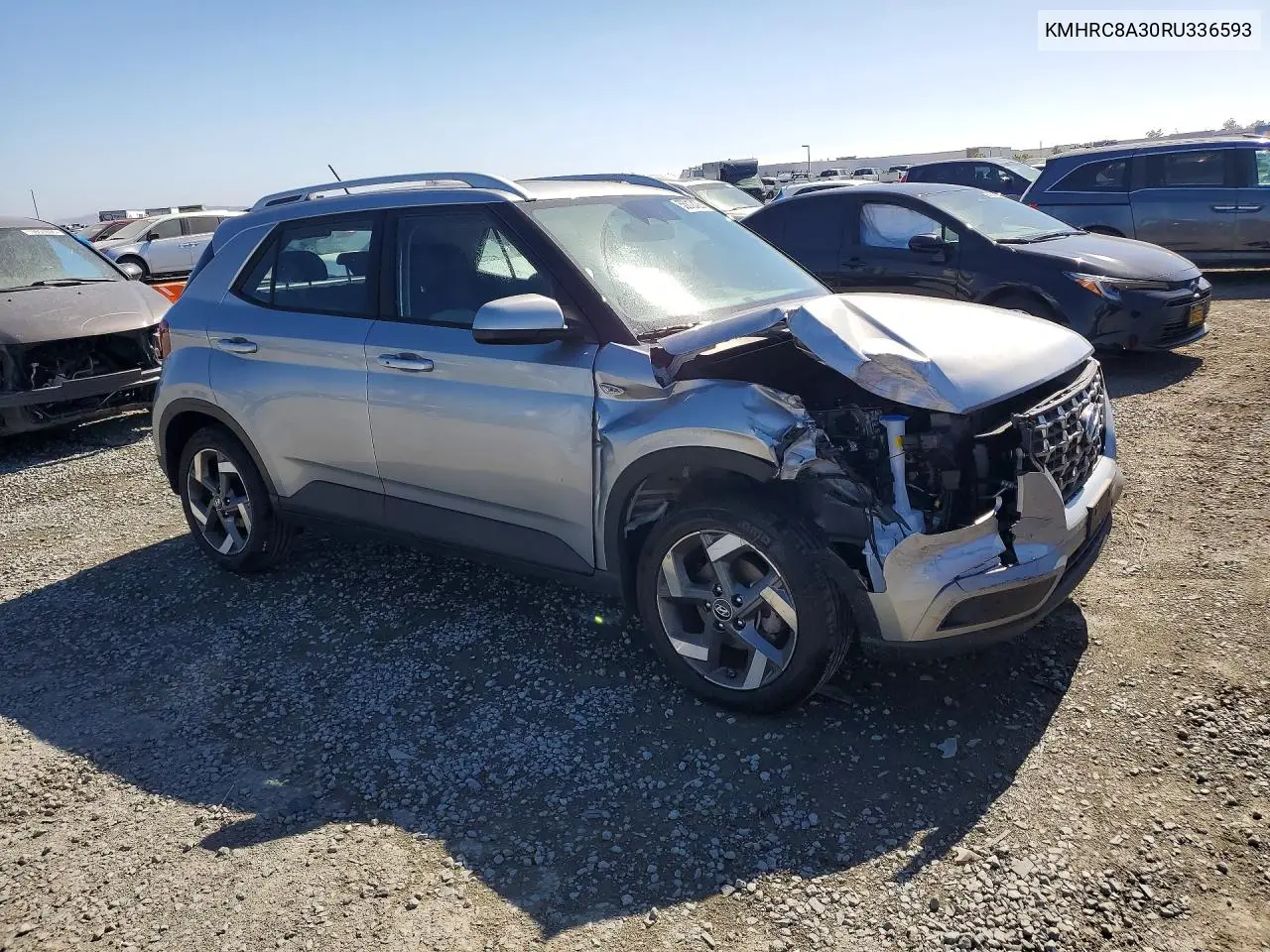 2024 Hyundai Venue Sel VIN: KMHRC8A30RU336593 Lot: 56812426