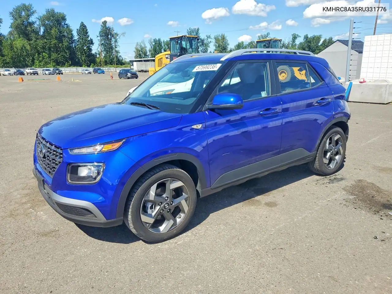 2024 Hyundai Venue Sel VIN: KMHRC8A35RU331776 Lot: 57599236