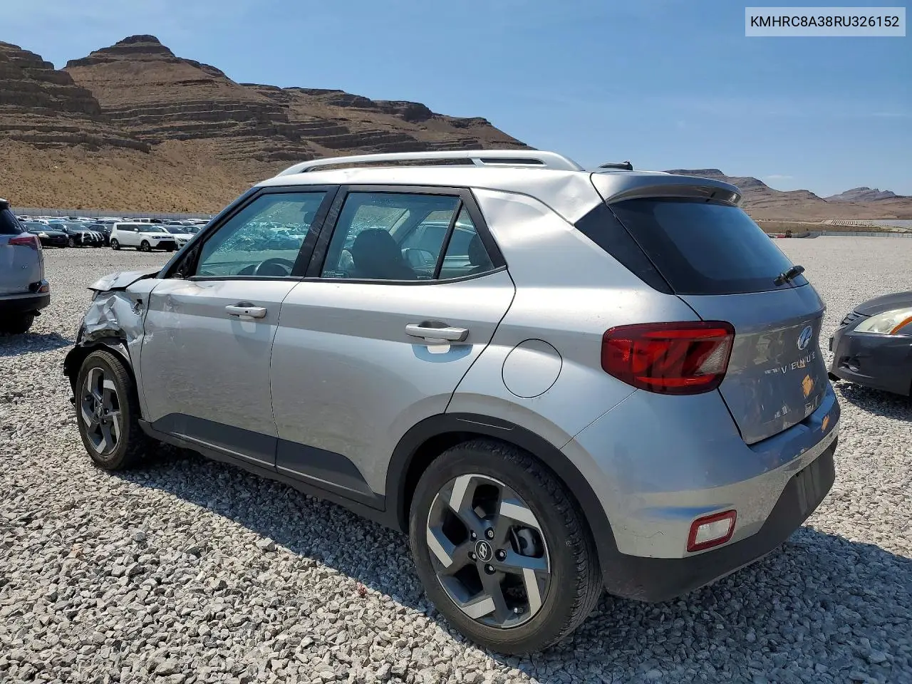 2024 Hyundai Venue Sel VIN: KMHRC8A38RU326152 Lot: 57705976
