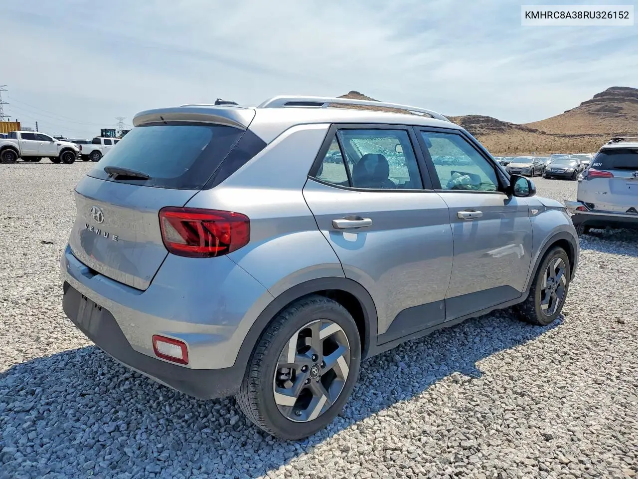 2024 Hyundai Venue Sel VIN: KMHRC8A38RU326152 Lot: 57705976