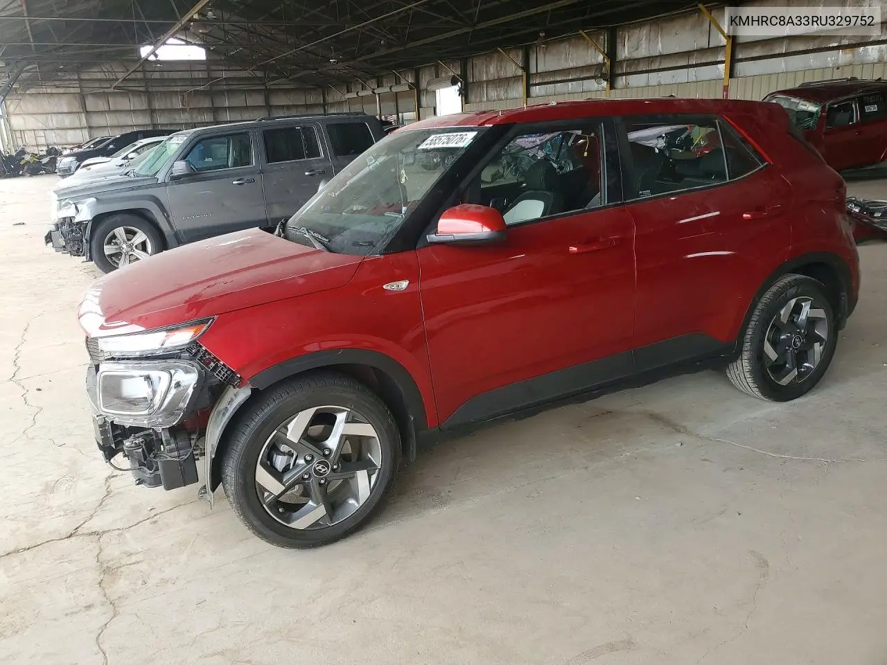 2024 Hyundai Venue Sel VIN: KMHRC8A33RU329752 Lot: 58575076