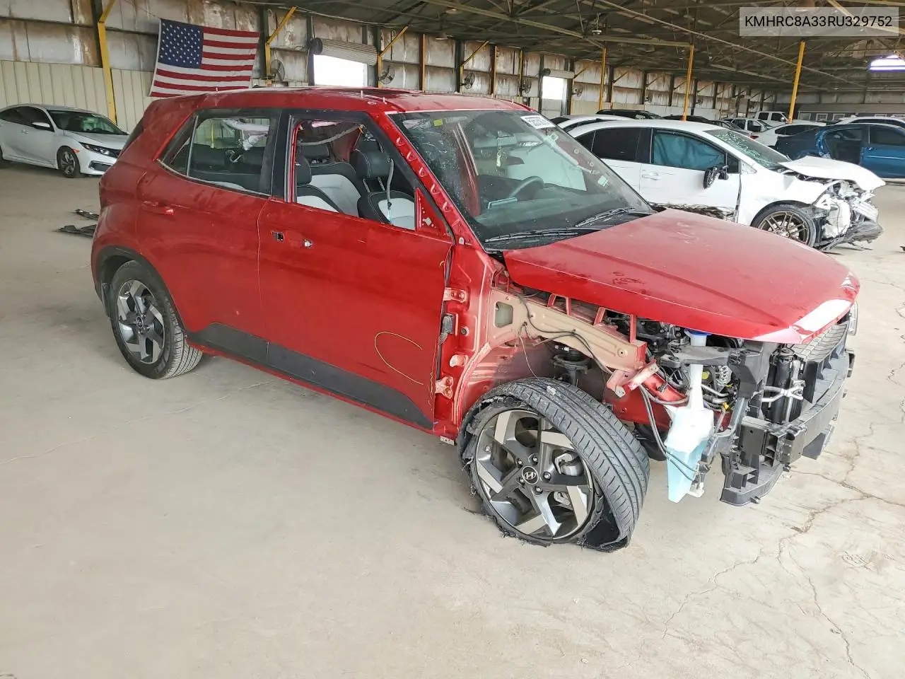 2024 Hyundai Venue Sel VIN: KMHRC8A33RU329752 Lot: 58575076