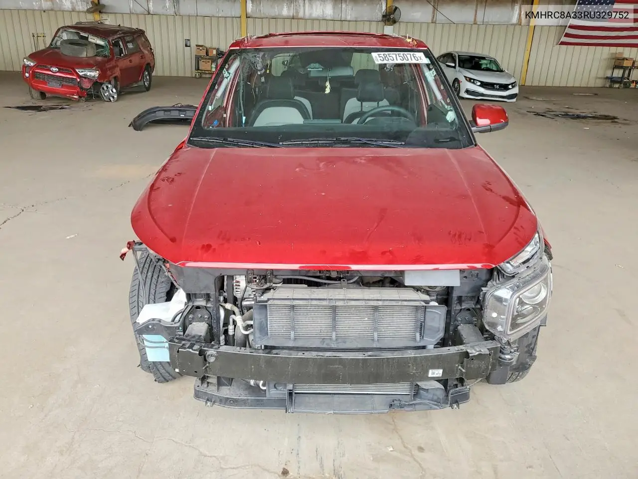2024 Hyundai Venue Sel VIN: KMHRC8A33RU329752 Lot: 58575076