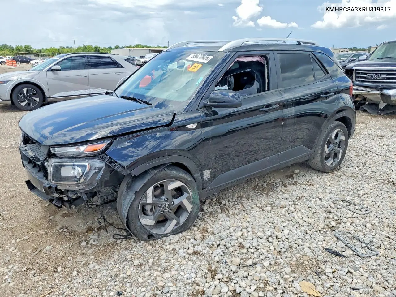 2024 Hyundai Venue Sel VIN: KMHRC8A3XRU319817 Lot: 59604956