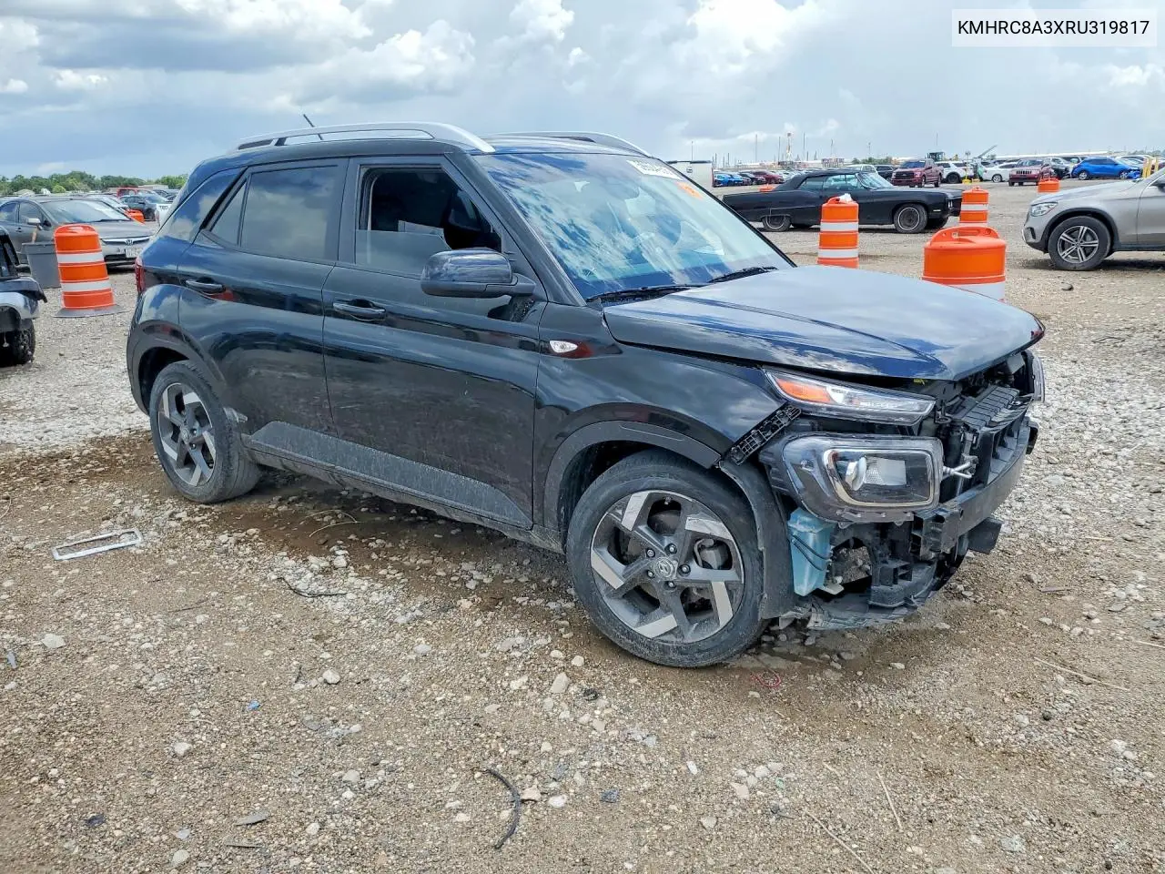 2024 Hyundai Venue Sel VIN: KMHRC8A3XRU319817 Lot: 59604956