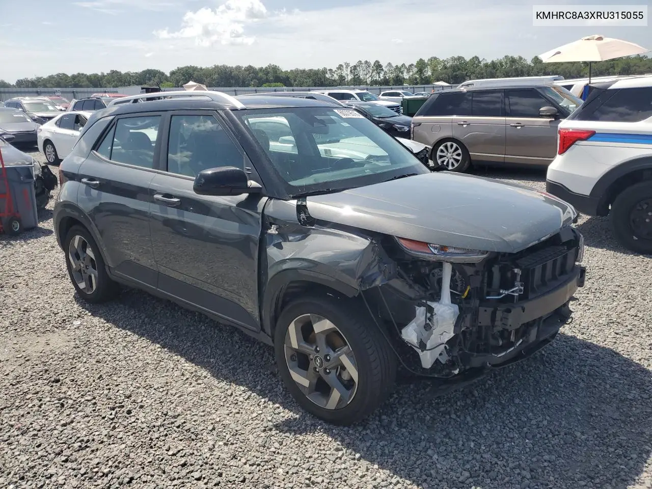 2024 Hyundai Venue Limited VIN: KMHRC8A3XRU315055 Lot: 60379516