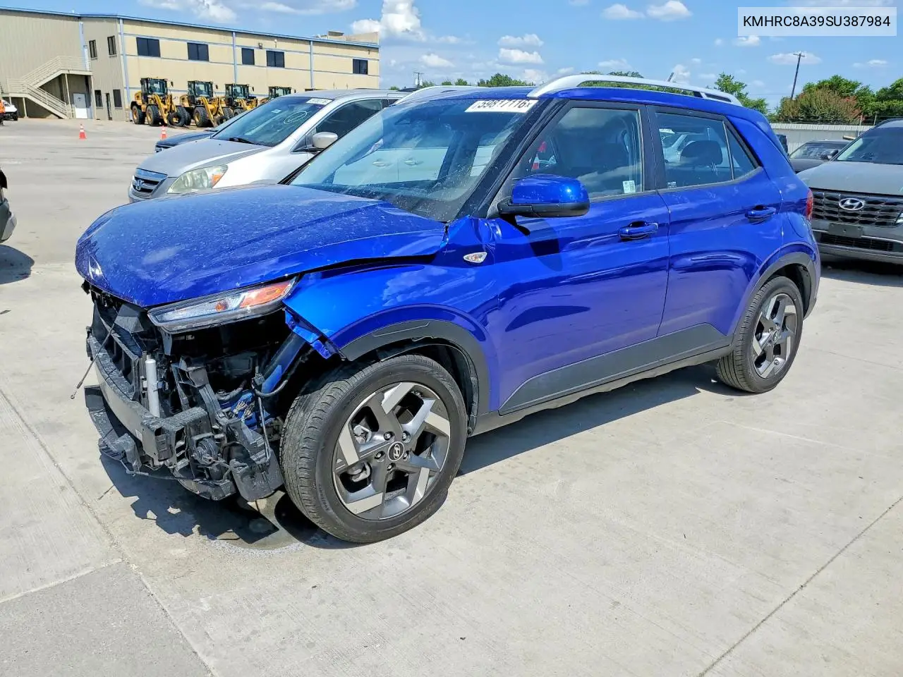 2025 Hyundai Venue Sel VIN: KMHRC8A39SU387984 Lot: 59817116