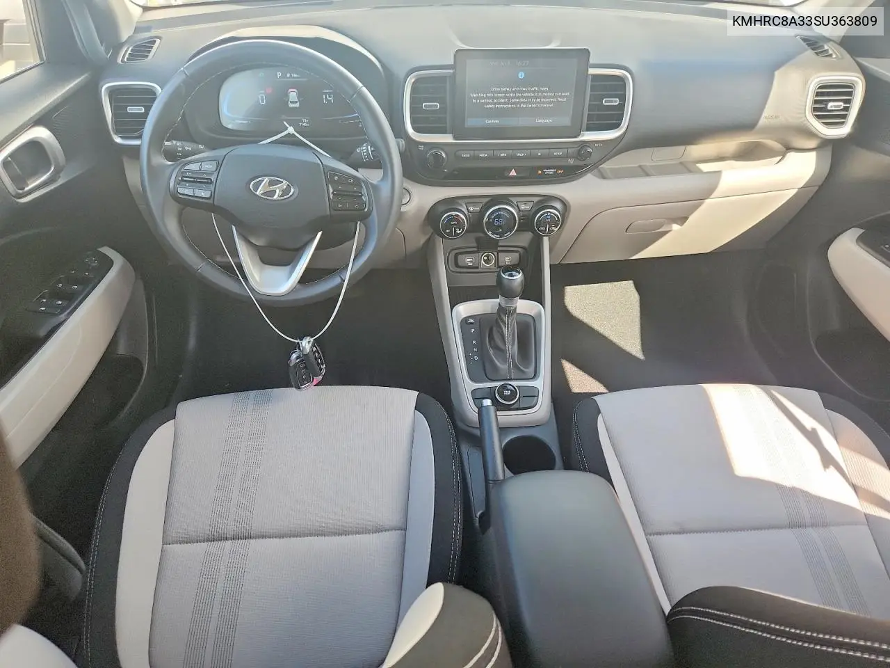2025 Hyundai Venue Sel VIN: KMHRC8A33SU363809 Lot: 60077256